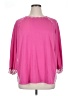 Ruby Rd. Pink 3/4 Sleeve Top Size XL - photo 1