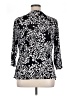 Jennifer Lopez Black 3/4 Sleeve Blouse Size 0X - photo 2