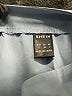 Shein 100% Polyester Blue Long Sleeve Blouse Size 4 - photo 7
