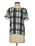 Maeve Teal Short Sleeve Blouse Size XS - photo 1