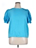 Shein 100% Polyester Blue Short Sleeve Top Size XL - photo 1