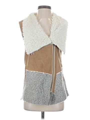 Saturday Sunday Faux Fur Vest (view 1)
