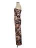 Shein Animal Print Brown Cocktail Dress Size 2 - photo 5