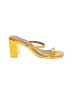 JAGGAR The Label Color Block Yellow Sandals Size EU 37 - photo 1