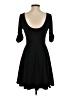 Express Solid Black Casual Dress Size S - photo 2