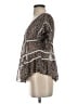 Zara Basic 100% Polyester Brown Short Sleeve Blouse Size XS - photo 5