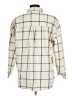 Universal Thread 100% Cotton Checkered-gingham Ivory Long Sleeve Button-Down Shirt Size L - photo 2
