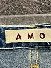 AMO Blue Denim Shorts Size 26 waist - photo 3