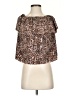 Wilfred 100% Polyester Brown Short Sleeve Blouse Size XS - photo 1