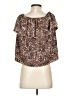 Wilfred 100% Polyester Brown Short Sleeve Blouse Size XS - photo 2