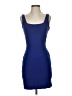 Mango Solid Blue Cocktail Dress Size XXS - photo 1