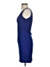 Mango Solid Blue Cocktail Dress Size XXS - photo 5
