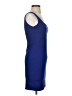 Mango Solid Blue Cocktail Dress Size XXS - photo 4