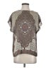W by Worth 100% Polyester Gray Short Sleeve Blouse Size 2 - 4 - photo 1