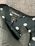 Express 100% Polyester Polka Dots Black Bodysuit Size XS - photo 3