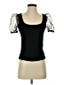 Jolie Black Short Sleeve Top Size S - photo 1