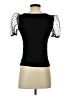Jolie Black Short Sleeve Top Size S - photo 2