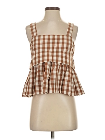 Whit Sleeveless Blouse (view 1)