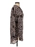 Mikoh Animal Print Brown Long Sleeve Blouse Size Sm (1) - photo 4