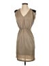 Kardashian Kollection 100% Polyester Solid Tan Cocktail Dress Size XS - photo 1