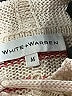 White + Warren Stripes Orange Pullover Sweater Size M - photo 6
