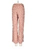 Yerse 100% Viscose Hearts Orange Casual Pants Size Sm (1) - photo 2