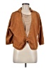 C&A Brown 3/4 Sleeve Button-Down Shirt Size M - photo 1