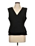 BCBGMAXAZRIA Black Sleeveless Blouse Size L - photo 1