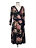 Kaileigh Floral Black Casual Dress Size XSEstimated - photo 1