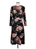 Kaileigh Floral Black Casual Dress Size XSEstimated - photo 2