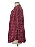 Halife Polka Dots Burgundy Long Sleeve Polo Size M - photo 5
