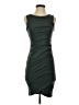 Leith Solid Green Cocktail Dress Size XS - photo 1