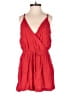 Express 100% Rayon Solid Red Romper Size XS - photo 1