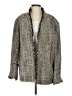 Lafayette 148 New York Tweed Gray Brown Wool Coat Size P (petite) - photo 1