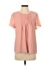 CeCe Pink Short Sleeve Blouse Size S - photo 1