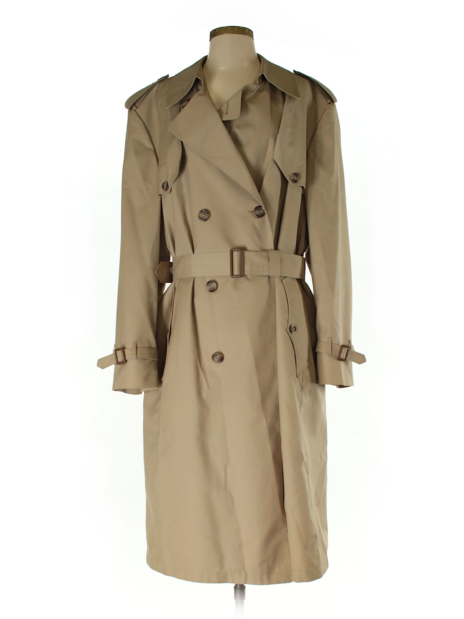 Christian Dior Solid Tan Trenchcoat Size 44 (IT) - 81% off | thredUP