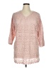 Modern Soul Pink Pullover Sweater Size 1X - photo 1
