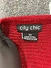 City Chic Burgundy Pullover Sweater Size 14 Plus (XS) - photo 7