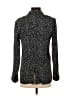 Diane von Furstenberg 100% Viscose Black Silver Blazer Size 2 - photo 2