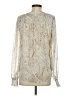 Autres Filles 100% Polyester Silver Long Sleeve Blouse Size S - photo 2