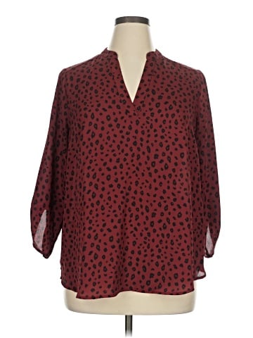 Lush 3/4 Sleeve Blouse (view 1)
