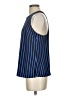 Banana Republic 100% Polyester Blue Sleeveless Blouse Size XS - photo 5
