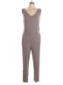 Lulus 100% Rayon Solid Gray Jumpsuit Size L - photo 1