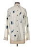 Current/Elliott Print Ivory Long Sleeve Button-Down Shirt Size XS (0) - photo 1