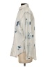 Current/Elliott Print Ivory Long Sleeve Button-Down Shirt Size XS (0) - photo 5