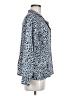 Ecowish Animal Print Blue Long Sleeve Blouse Size M - photo 4