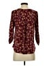Beacon Burgundy 3/4 Sleeve Blouse Size S - photo 2