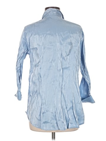 Fashion Bug 3/4 Sleeve Button-Down Shirt (view 2)