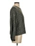 Sundry 100% Rayon Animal Print Green Pullover Sweater Size Sm (1) - photo 4