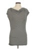 Max Studio Stripes Gray Sleeveless T-Shirt Size M - photo 1